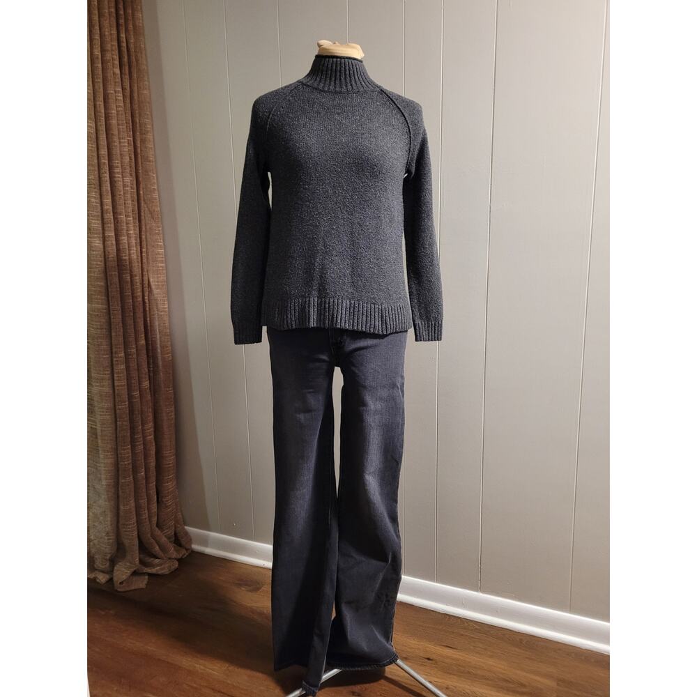 Banana Republic - XXS Women's Mock Neck Grey Sweater